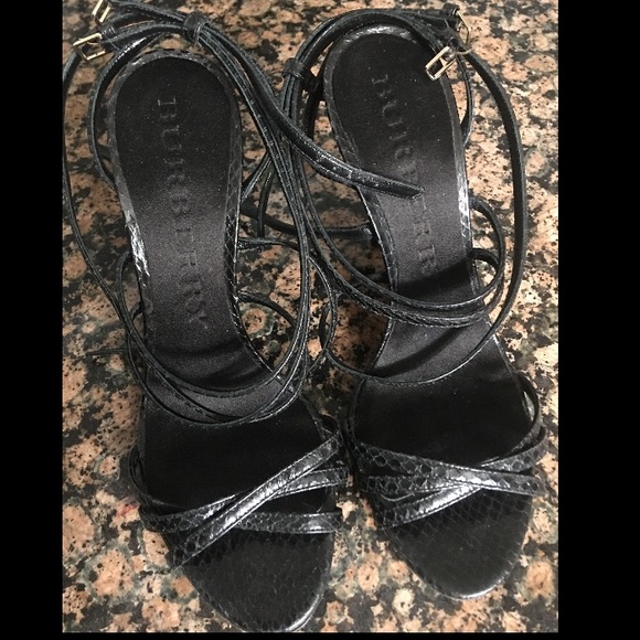 NEW Burberry Alyssa Strappy Heels size40 NEW - Picture 6 of 6